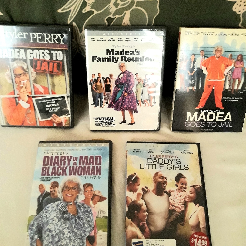 5 Tyler Perry + Madea Pre-owned DVDs